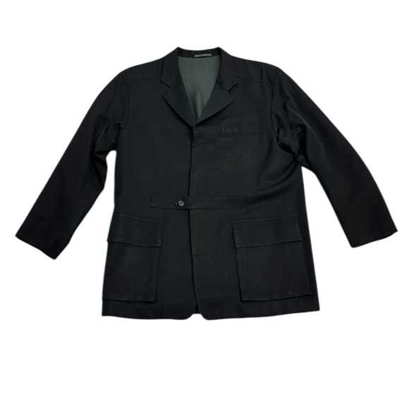 Yohji Yamamoto Pour Homme Black Wool Blazer – Made in France - Picture 1 of 8